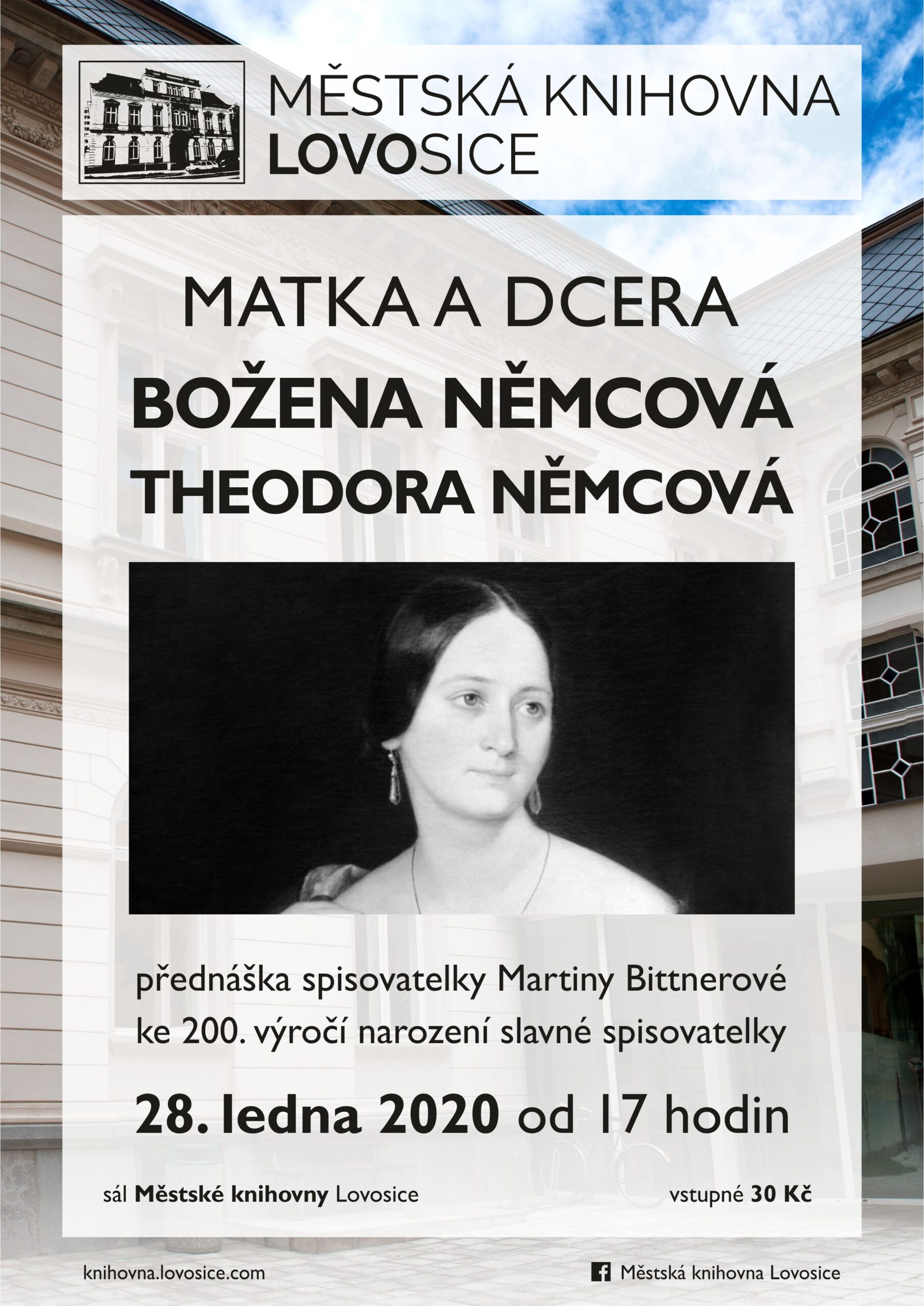 Matka a dcera: Božena Němcová a Theodora Němcová | Knihovna Lovosice